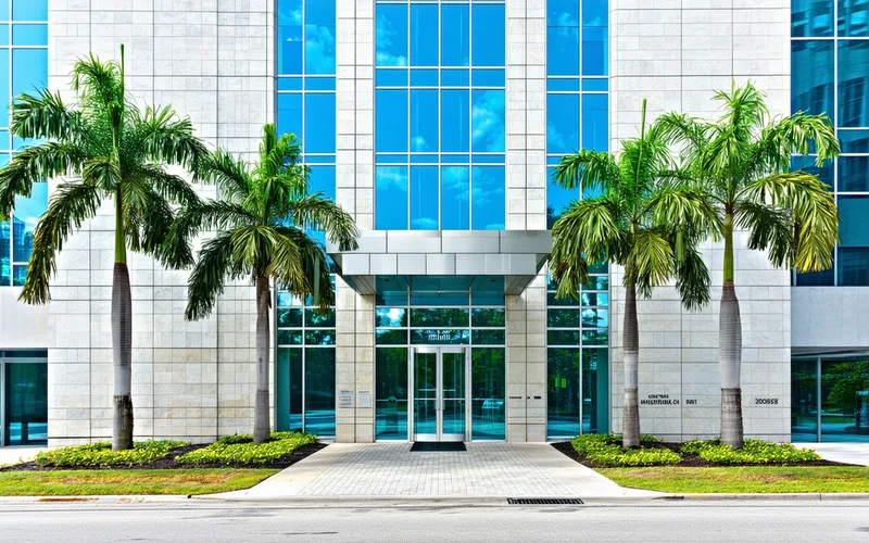 Strpricely office building on SE 2nd Avenue, Brickell, Miami